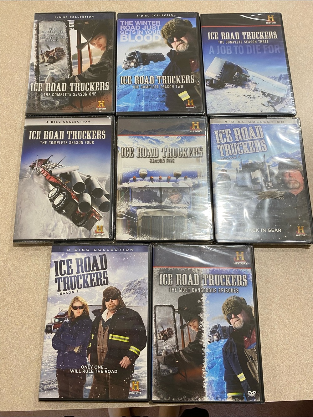 Ice Road Truckers Season 1-7 Lot Plus Most Dangerous Episodes New Sealed